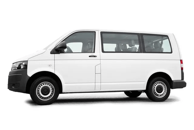 The Road Safety Solution Ltd the driving experts minibus MPV trailer validation 4x4 instructor training - Nearside view of white minbus